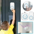 thumbnail image 1 of Wireless Doorbell Easy Plug in Installation Long Range Sensitive Receiver Energy Efficient 60 Ringtones Adjustable Volume LED Indicator Type C Port, 1 of 8