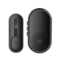 thumbnail image 1 of Wireless Doorbell Kit with US Plug, 1 Transmitter & 1 Plug-In Receiver, LED Indicator, 55 Chimes, Long Range Door Chime for Home & Apartment(Black), 1 of 9