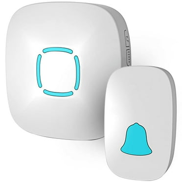 Wireless Doorbell, Reaches 1000 FT Distance Portable Operating Radio Range with 36 Chime, No Batteries Required for Receiver