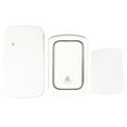 Wireless Doorbell Self Powered Door Bell Voice ABS Hole Free