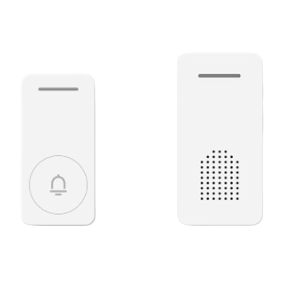 Wireless Doorbell Smart Home Ultra-Long-Distance Plug-in-Free DoorBell Elderly Pager Remote Control US Plug