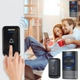thumbnail image 1 of Wireless Doorbell System | 200m Range Remote Control Pager | 52 Chime Options | 4-Volume Adjustable | LED Alert | Home Office Elderly Kids Use | ABS | Easy Install | 1 Button 1 Receiver | 433MHz, 1 of 9