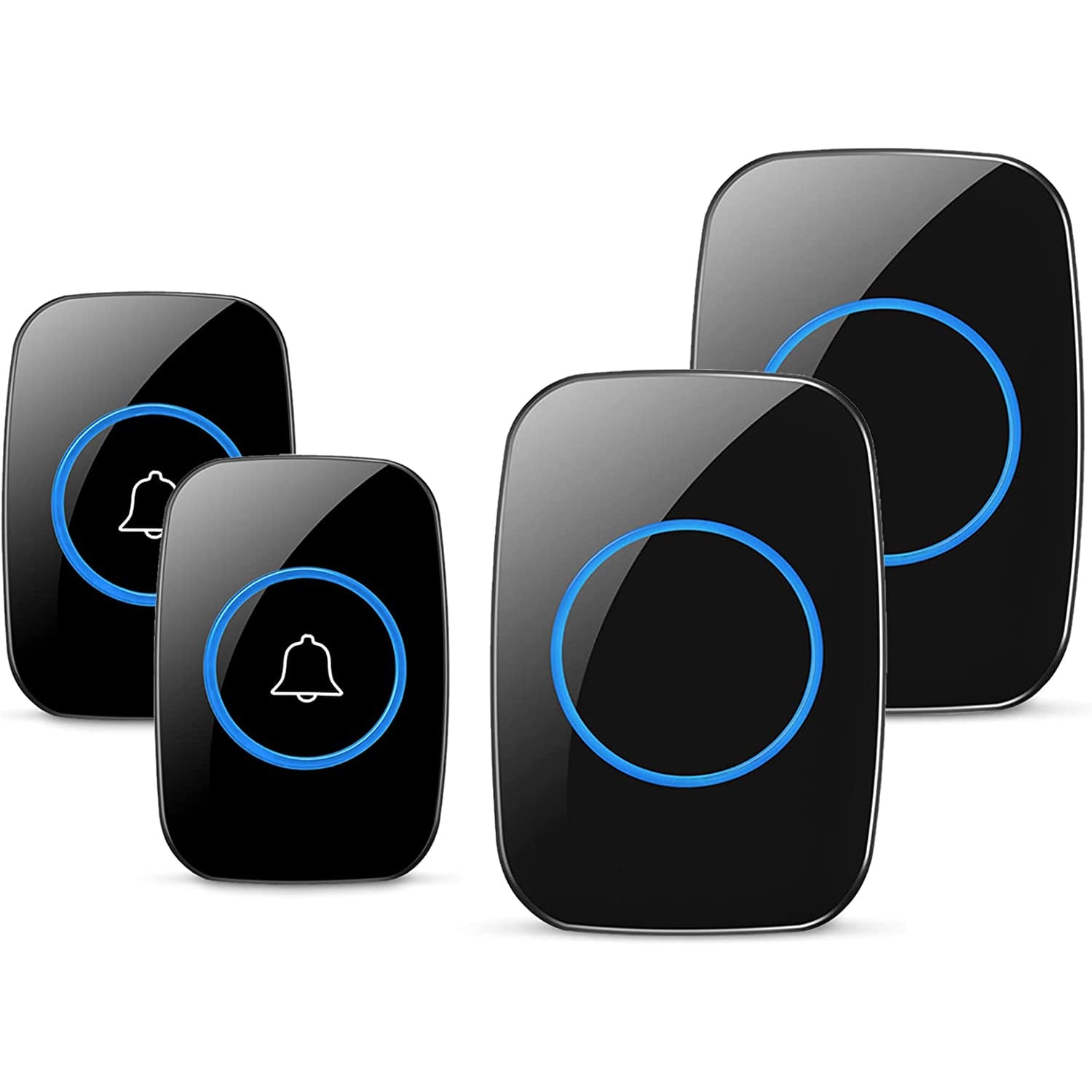 Wireless Doorbell,Waterproof Battery Operated Door Bell Kit,1000 Feet