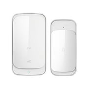 Wireless Doorbell Waterproof Mini House Door Bell Kit 900ft Range with 38 Ringtones & 4 Level Adjust-able Volume Battery Powered