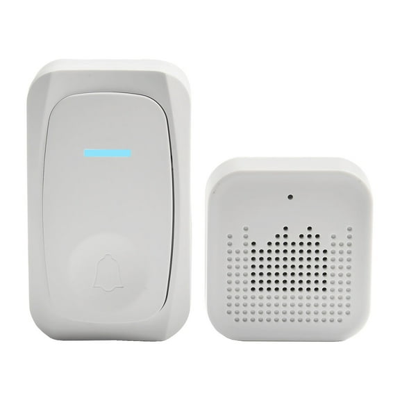 Wireless Doorbell With High Volume Smart Home For Elderly Supports 32 Ringtones 32 Ringtones Available Built-In Button Battery