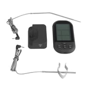 Wireless Dual Probe Digital Meat Oven Thermometer for Kitchen Cooking Grill BBQ Black