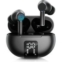 Wireless Ear Buds, Earbuds Bluetooth 5.3 Headphones 40H Playtime LED Display, HiFi Stereo Sound Waterproof in-Ear Earphones with Microphone for iPhone/Samsung/Android