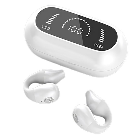 Wireless Ear Clip Bluetooth Headphones with Noise Reduction and No Latency – Open-Ear Design for Comfortable Listening During Sports and Workouts