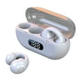 thumbnail image 1 of Wireless Ear Clip Skeleton Conduction Bluetooth Earphones,Bluetooth 5.3 Open Ear Earphones,IPX6 Waterproof Sports Earphones,8D Stereo Sound,Stable Connection,Comfort Long Wear for Sports Earphones, 1 of 6