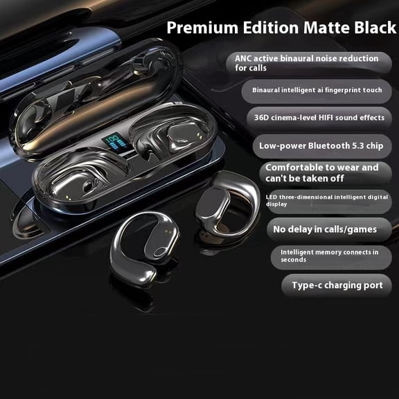 Wireless Ear Hook Bone Conduction Non In-ear High Sound Quality Bluetooth Headset