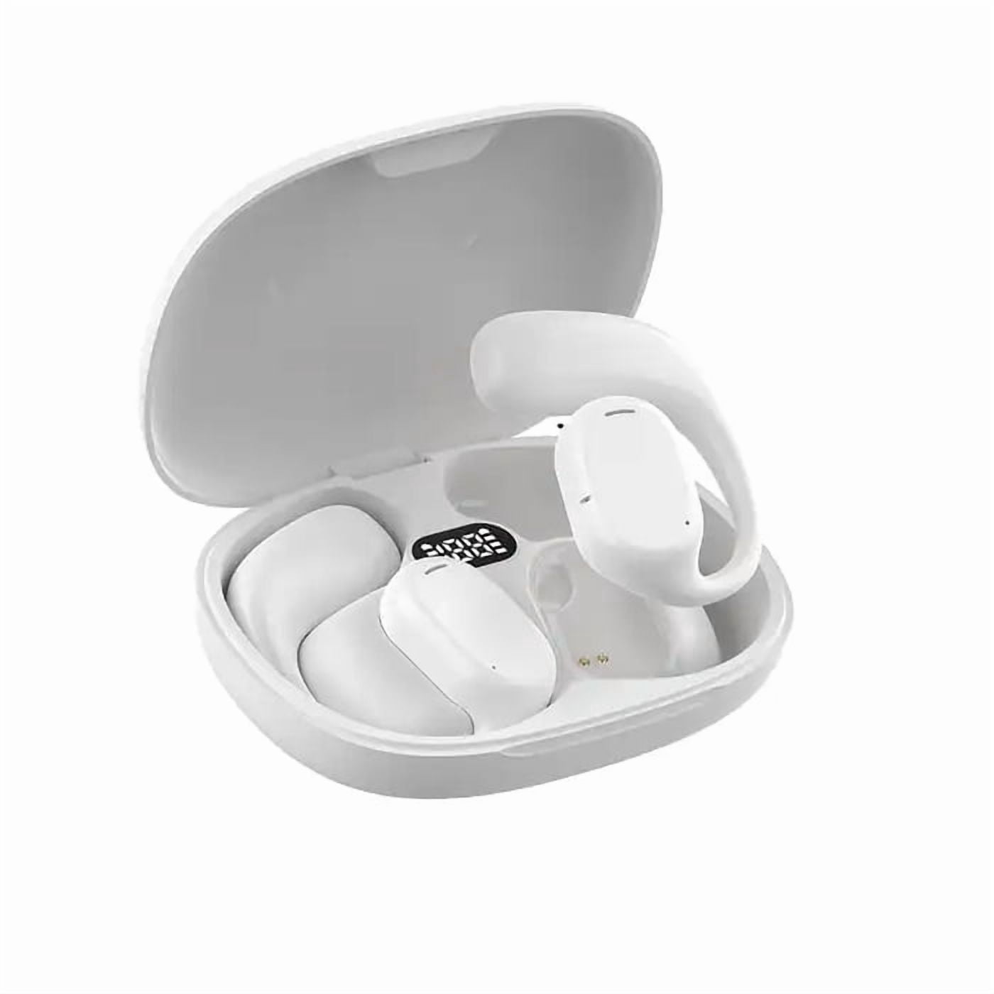 Wireless Ear-hook OWS Earphones Bluetooth Earbuds for iPhone 15/16/Plus/Pro/Pro Max/16e - Over the Ear Headphones True Stereo Charging Case Hands-free Mic Headset