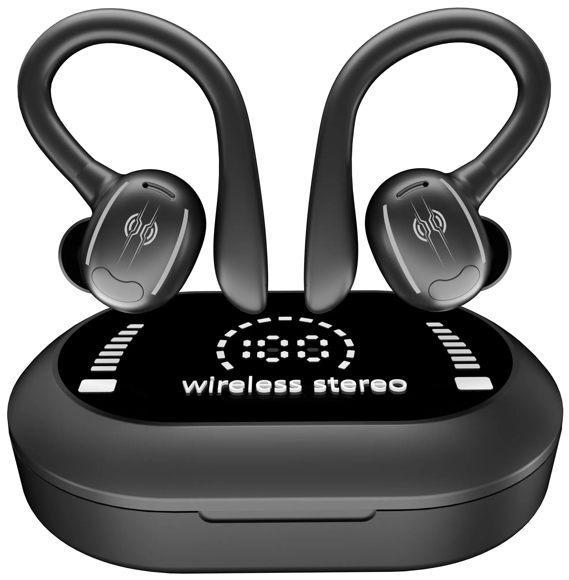 Wireless Ear-hook TWS Earphones Bluetooth Earbuds for Samsung Galaxy S23/FE/Plus/Ultra/S24/FE/Plus/Ultra - Over the Ear Headphones True Stereo Charging Case Hands-free Mic Headset
