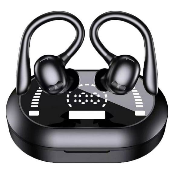Wireless Ear-hook TWS Earphones Bluetooth Earbuds for iPhone SE (2020)/SE (2022) - Over the Ear Headphones True Stereo Charging Case Hands-free Mic Headset
