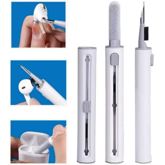 Wireless Earbud Cleaning Pen (Bluetooth Headphone Tool, Soft Brush), Wireless Earbud Cleaner Has Soft Bristle Tips, Wireless Earbuds Cleaning Pen Cleaning Kit With Soft Brush, By Kingtowag