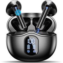Wireless Earbuds, 2025 Bluetooth 5.3 Headphones Hi-Fi Stereo 3D Bass Ear Buds, 4 ENC Noise Cancelling Mic, 34Hrs USB-C in-Ear Earphones, IP7 Waterproof Workout Sport for Laptop Pad Android iOS