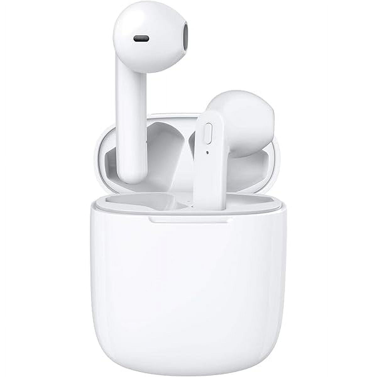 Wireless Earbuds 40H Playtime 8H Continuous Playtime Bluetooth Ear Buds, IPX6 Waterproof Stereo Sound Bluetooth Wireless Headphones with Microphone and Charging Case for iOS Android Sports