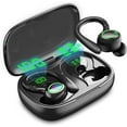 thumbnail image 1 of Wireless Earbuds, 60H Playback Bluetooth 5.3 Headphones,Noise Cancelling Wireless Headphones with LED Battery Display, 4 Mics Clear Call, IPX7 Waterproof Bluetooth Earbuds for Workout Sports, 1 of 7