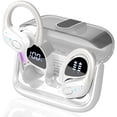 thumbnail image 1 of Wireless Earbuds 75 Hours Bluetooth 5.4 Headphones Sport, 2025 Bluetooth Earbuds Stereo Deep Bass Earbuds with Ear Hook, ENC Noise Cancelling Microphone, IPX7 Waterproof Earphones Helen's Store, 1 of 7