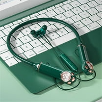 Wireless Earbuds 75hrs Bluetooth 5.3 Headphone Sport, 2024 Bluetooth Earbuds Stereo Deep Bass Over Ear Bud with Earhooks, ENC Noise Cancelling Mic, IPX7 Waterproof Earphone for Workout/Running,Green