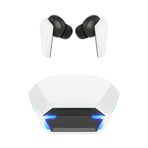 Wireless Earbuds 75hrs Bluetooth 5.3 Headphone Sport, 2024 Bluetooth Earbuds Stereo Deep Bass Over Ear Bud with Earhooks, ENC Noise Cancelling Mic, IPX7 Waterproof Earphone(Silver)