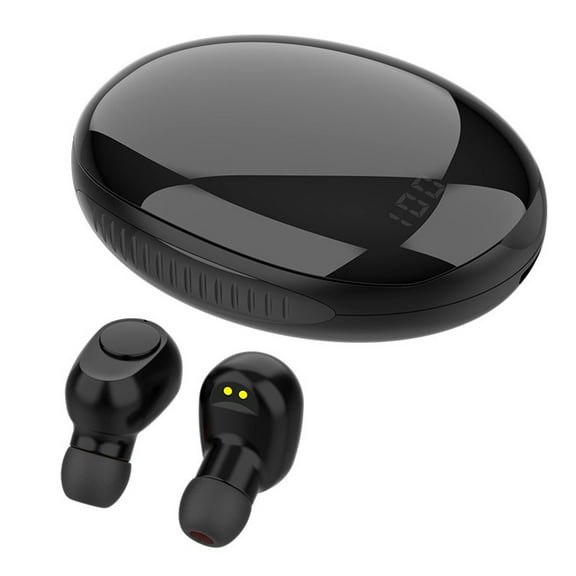 Wireless Earbuds 75hrs Bluetooth 5.3 Headphone Sport, 2025 Bluetooth Earbuds Stereo Deep Bass Over Ear Bud with Earhooks, ENC Noise Cancelling Mic, IPX7 Waterproof Earphone,Black