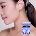thumbnail image 1 of Wireless Earbuds 75hrs Bluetooth 5.3 Headphone Sport, 2025 Bluetooth Earbuds Stereo Deep Bass Over Ear Bud with Earhooks, ENC Noise Cancelling Mic, IPX7 Waterproof Earphone,Purple, 1 of 7