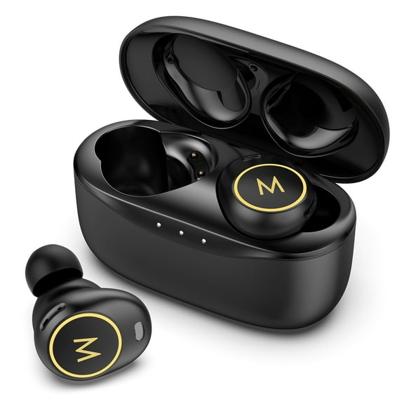 Wireless Earbuds, A3 True Wireless Earbuds Bluetooth 5.3 Headphones Touch Control with Charging Case, IPX6 Waterproof, 32 Hours Playtime Stereo Earphones in-Ear Built-in Mic, Black