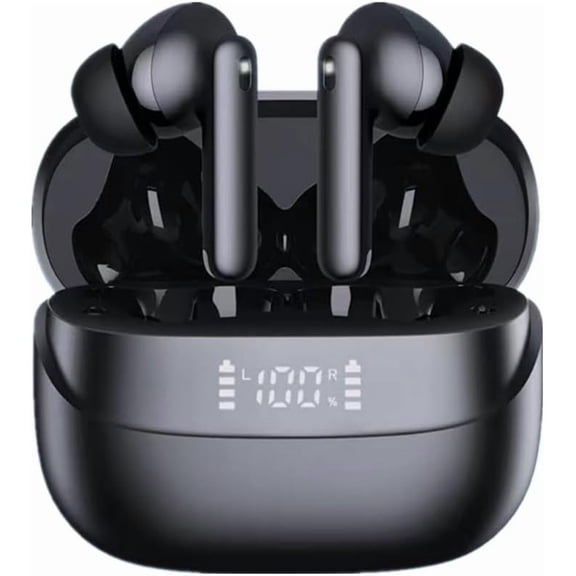 Wireless Earbuds A8 PRO Bluetooth Earbud & in-Ear Headphones Deep Bass Clear Call, IPX7 Waterproof Ear Buds Wireless Earphones, 36Hrs Playtime Compatible with Phone Android