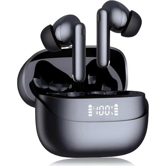 Wireless Earbuds A8 PRO Bluetooth Earbud & in-Ear Headphones Deep Bass Clear Call, IPX7 Waterproof Ear Buds Wireless Earphones, 36Hrs Playtime Compatible with Samsung TV Phone Android