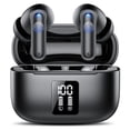 thumbnail image 1 of AI Translation Earbuds 0.3s Real Time Translator, 164 Languages, ANC & Bluetooth Headphones 6.0 with Clear Calls, 35H of Playtime, Smart AI Wireless Earbuds for Travel, Meetings & Learning, 1 of 13