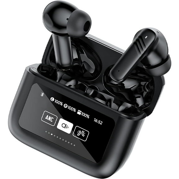 Wireless Earbuds ANC ENC Bluetooth Earbud & in-Ear Headphones Deep Bass Clear Call, Waterproof Ear Buds Wireless Earphones Compatible with Samsung TV Phone Android