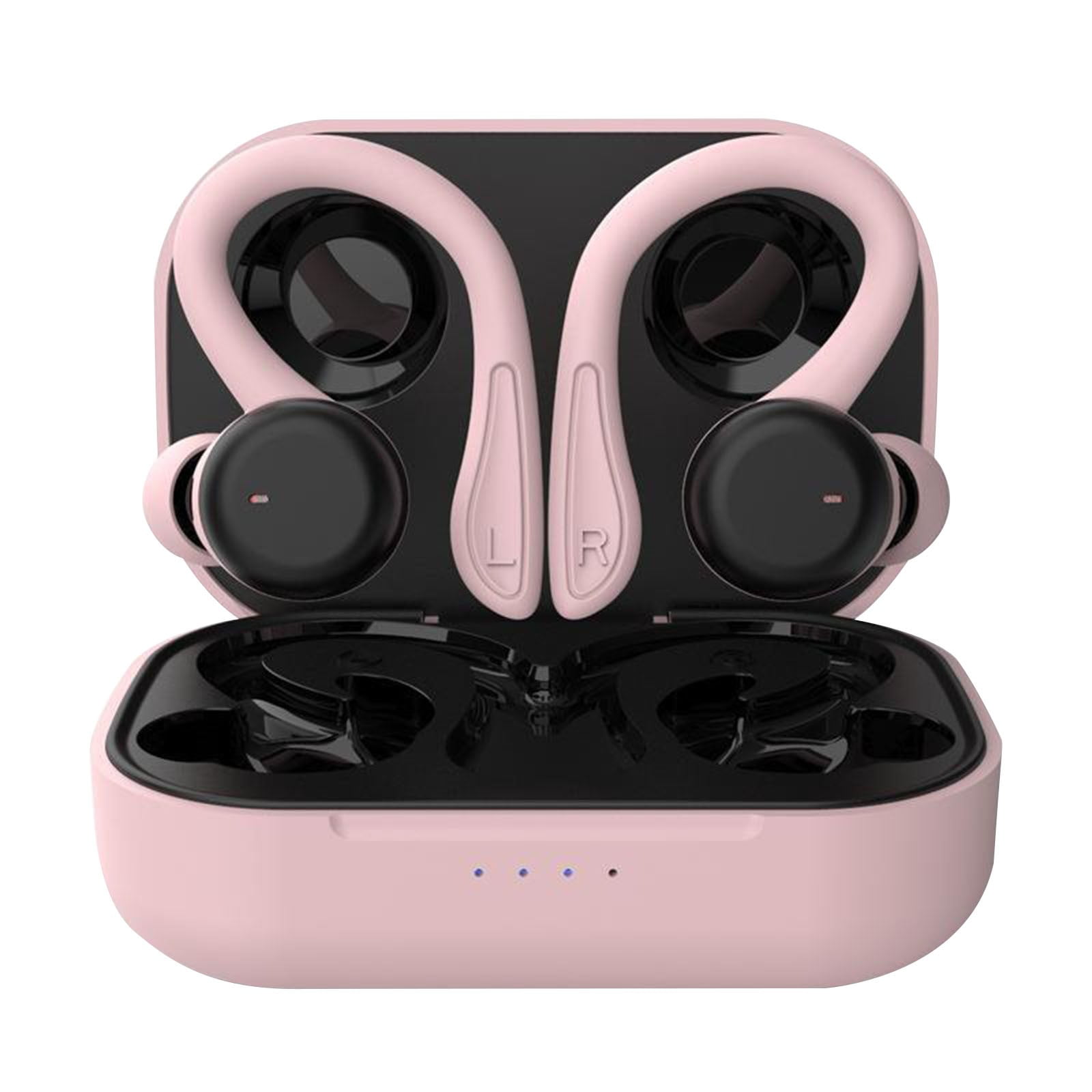 Wireless Earbuds, Achieve 300 AirLinks Headphones Touch Control with Bluetooth 5.3 in-Ear Stereo Headphones, USB-C Quick Charge, Bluetooth Earbuds(Pink)
