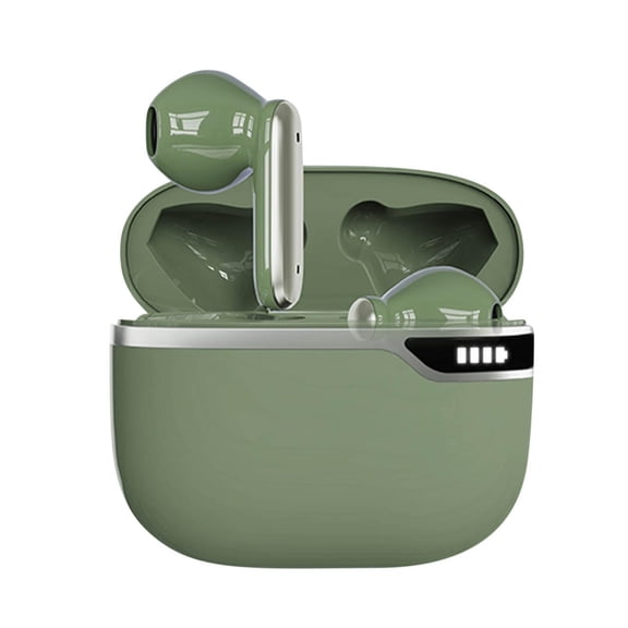 Wireless Earbuds, Bluetooth 5.0 in Ear Headphones, 5H Playtime, HD Call Good Sound Quality, LED Battery Display, Small and Portable for Long-Distance Travel Or Outdoor Hiking(Green)