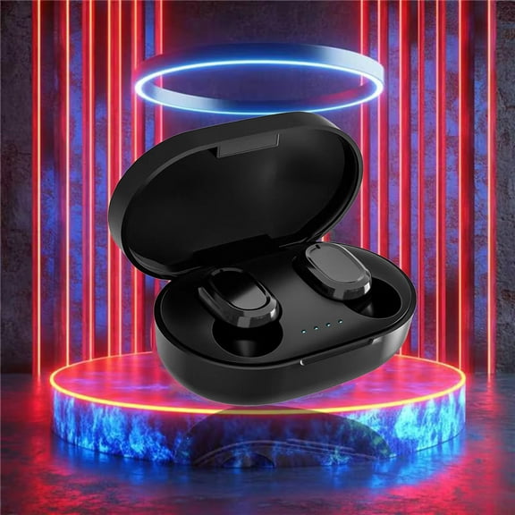 Wireless Earbuds, Bluetooth 5.0 Earbuds Stereo Bass, Bluetooth Headphones in Ear Noise Cancelling Mic, Earphones IP7 Waterproof Sports, 32H Playtime Mini Charging Case Ear Buds