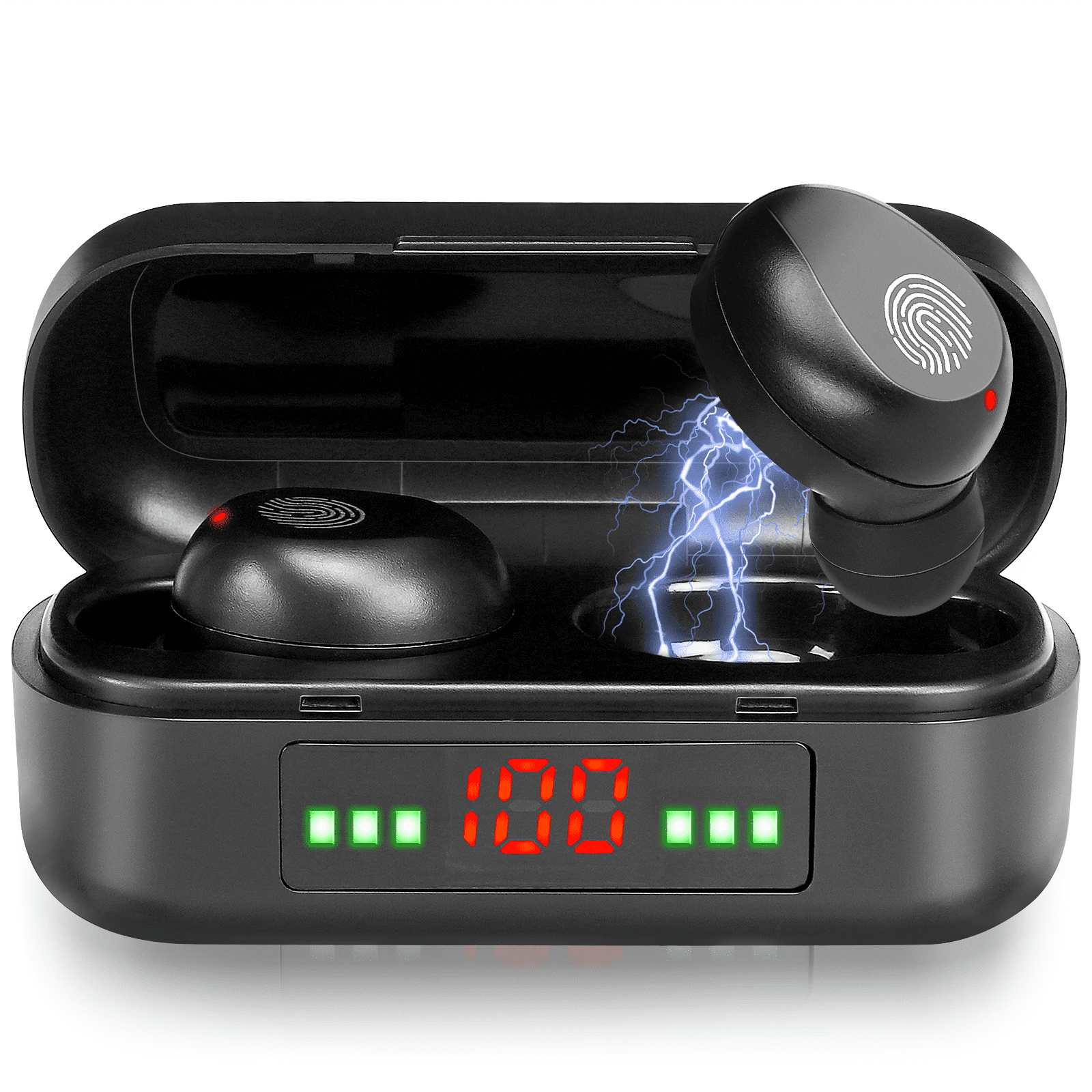 Wireless Earbuds Bluetooth Headphones with Digital LED Display