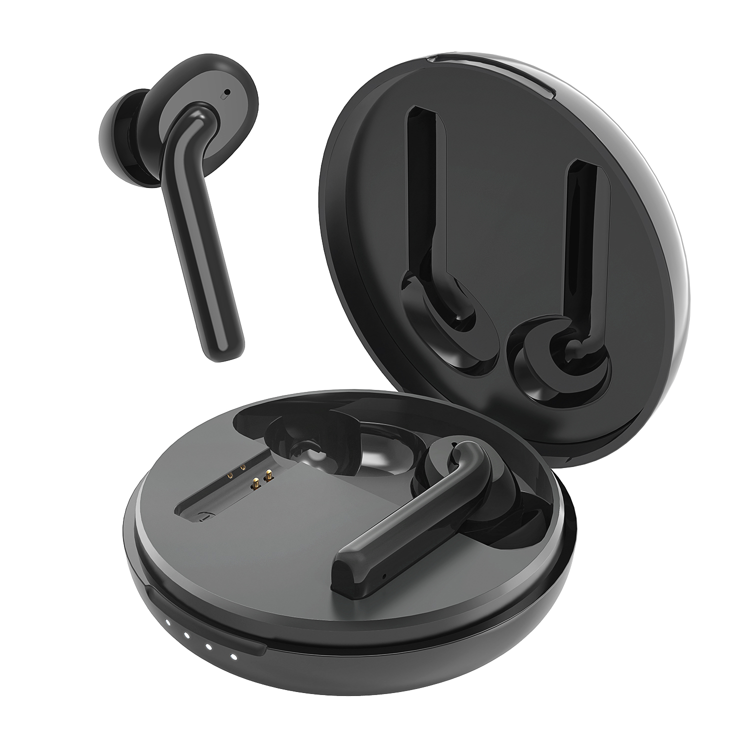 Wireless Earbuds, Bluetooth 5.0 in-Ear Headse with Hi-Fi Stereo, Touch Control True Wireless Headphones Built-in Mic, IPX7 Waterproof, 35 Hrs Playtime with Charging Case for iOS/Android Smart Phones - image 1 of 8