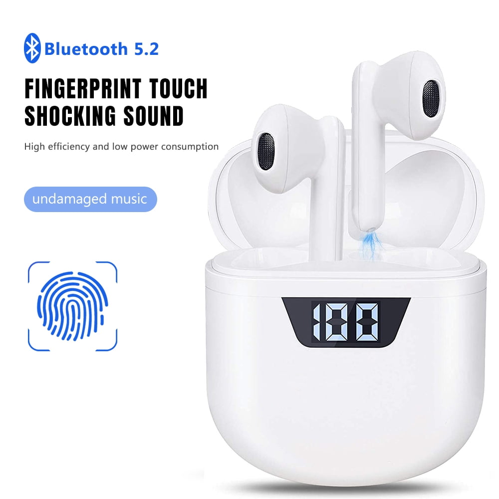 Bluetooth Twswireless Bluetooth 5.2 Earbuds - Waterproof Tws Earphones  With Mic