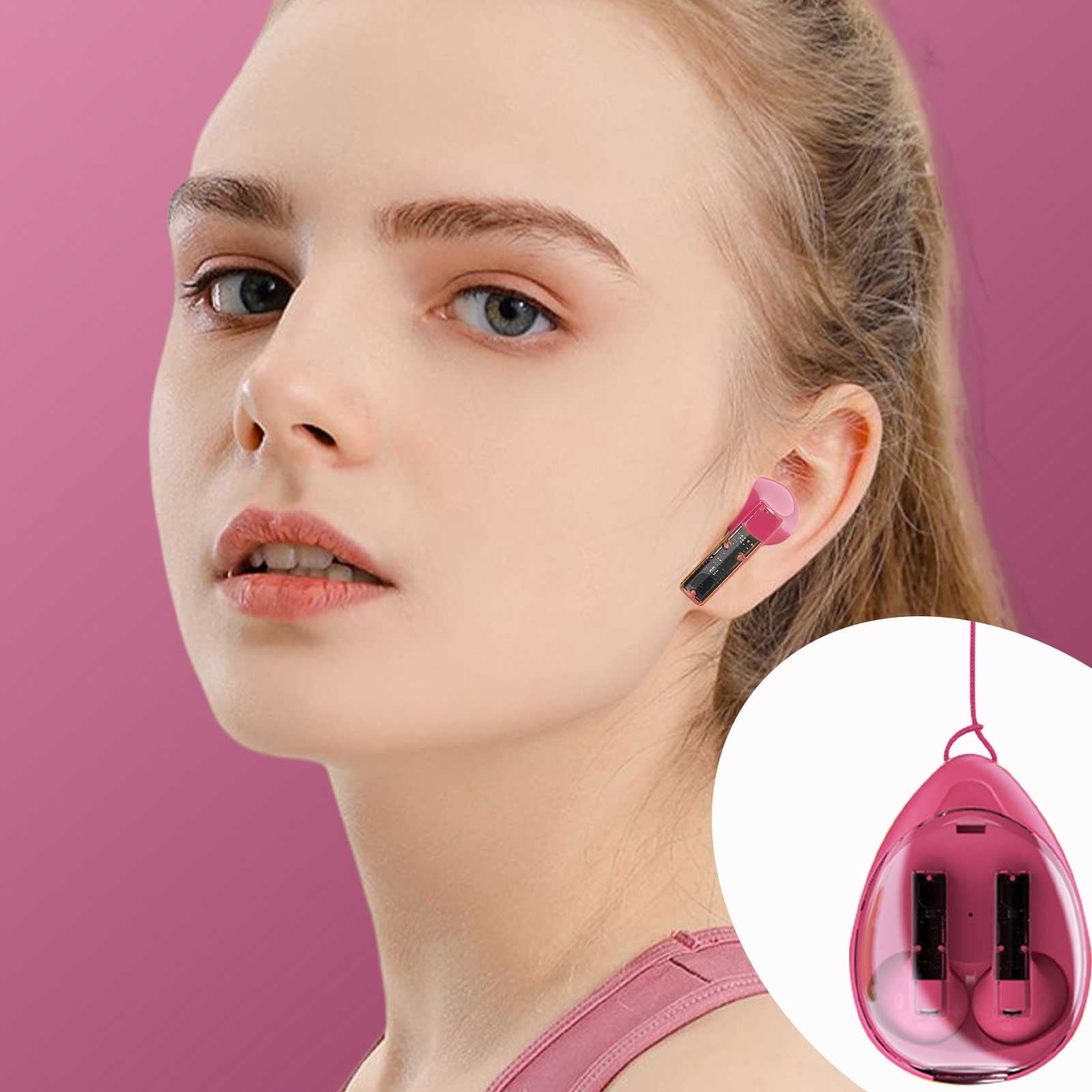 Wireless Earbuds,Bluetooth 5.2 Headphones With Charging Case, Bluetooth