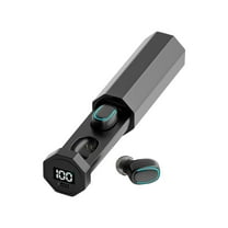 Wireless Earbuds Bluetooth 5.3 in Ear Buds Light-Weight Headphones,Deep Bass Sound,Built-in Mics Headset,Clear Calls Earphones for Sports Workout,Black