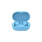 Wireless Earbuds, Bluetooth 5.3 Earbuds Stereo Bass, Bluetooth Sports Headphones in Ear Noise Cancelling Mic With Mini Charging Case Ear Buds Blue 50% off Clear