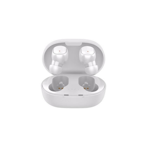 Wireless Earbuds, Bluetooth 5.3 Earbuds Stereo Bass, White Bluetooth Sports Headphones in Ear Noise Cancelling Mic With Mini Charging Case Ear Buds White Up to 65% off!