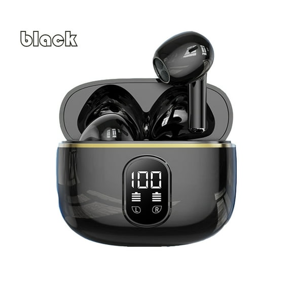 Wireless Earbuds Bluetooth 5.3 Earphones 30H Playback Deep Bass Stereo Ear Buds with LED Power Display Charging Case IPX5 Waterproof Earphones 50% off Clearance!