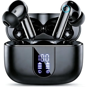 Wireless Earbuds, Bluetooth 5.4 In Ear Headphones, ENC Noise Cancelling Mic, HiFi Stereo Deep Bass, 50H Playtime, LED Display, IPX7 Waterproof