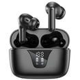 thumbnail image 1 of Wireless Earbuds, Bluetooth 5.3 Headphones 50H Playtime with LED Digital Display Charging Case, IPX5 Waterproof Earphones with Mic for Android iOS Cell Phone Computer Laptop Sports (Black), 1 of 6