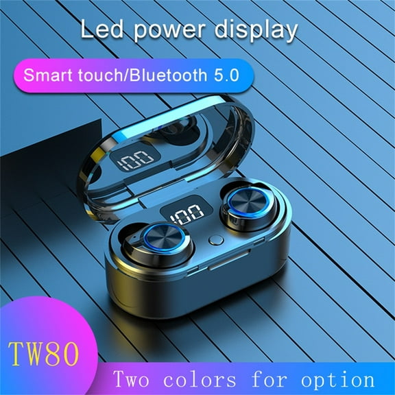 Wireless Earbuds, Bluetooth 5.3 Headphones in Ear with 4 ENC Noise Cancelling Mic, HiFi Stereo Deep Bass Wireless Earphones 40H Playtime, in-Ear Earbud Bluetooth Dual LED Display IP7 Waterproof,USB-C
