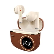 Wireless Earbuds, Bluetooth 5.3 Headphones In Ear, True Wireless Ear Buds HiFi Stereo Deep Bass with 4 ENC Noise Cancelling Mic, Bluetooth Ear Buds USB-C