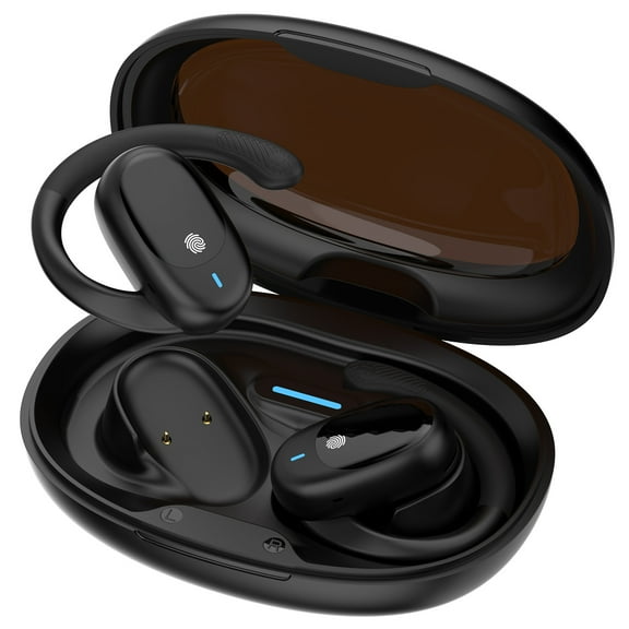 Wireless Earbuds,Bluetooth 5.3 Headphones Earphones for iPhone Android 36Hrs Playtime Waterproof IPX7 Open Ear Stereo Headset Noise Cancelling True Wireless Earbuds with Ear Hooks and Charging Case