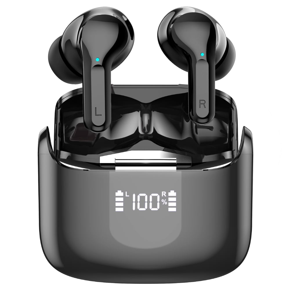 Wireless Earbuds, Bluetooth 5.3 Headphones HiFi Stereo, 40H Playtime in ...