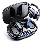 VEAT00L Active Noise Cancelling Wireless Ear Buds, 96Hrs Bluetooth Headphones IP7 Waterproof for Sport, Running Wireless Earphones with ENC, Deep Bass Over Ear 