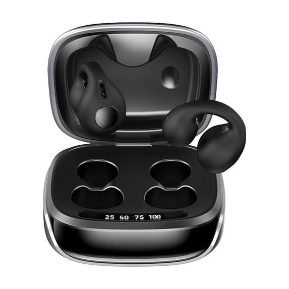 Wireless Earbuds Bluetooth 5.3 Headphones Stereo Ear Buds, IPX6 Waterproof Clip Earphones for android iOS Smart Phone Laptop Computer Sports